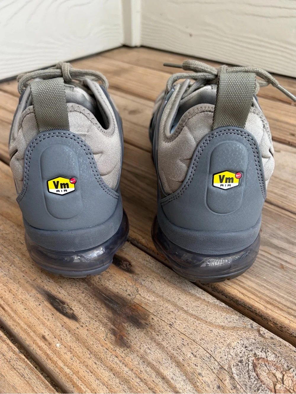 Nike VaporMax Plus Men’s 9.5 Dark Stucco Gray‎ Air Max Running Sneakers